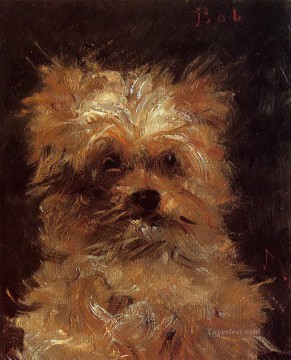  cabeza Pintura - Cabeza de perro Eduard Manet